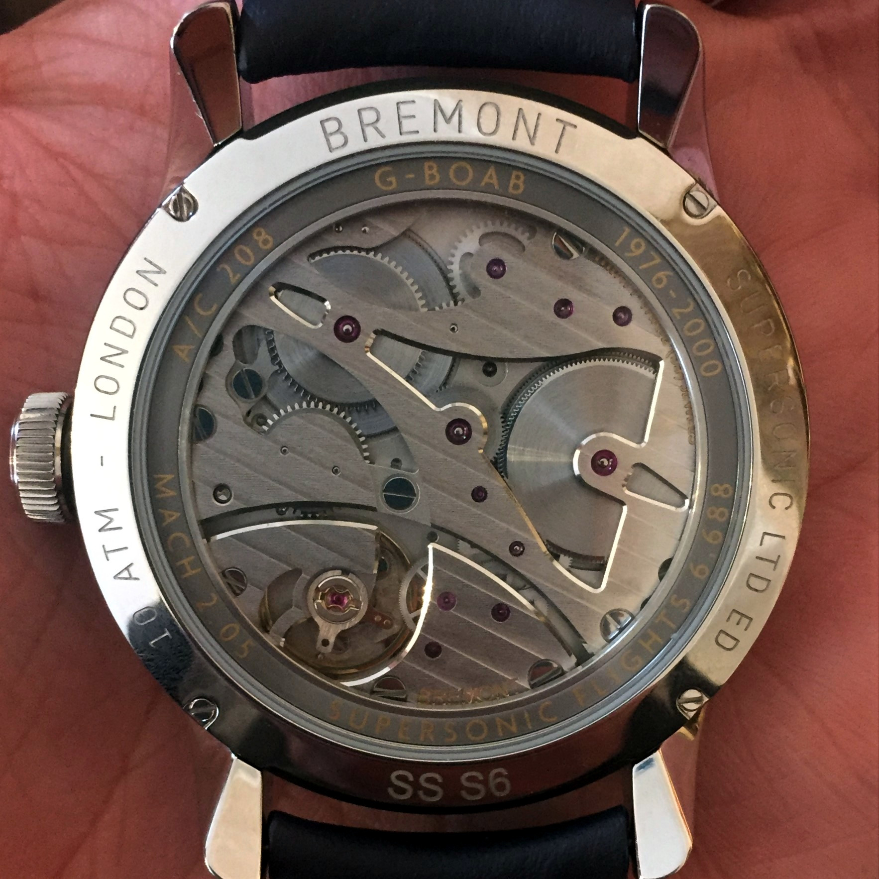 Bremont Supersonic caseback