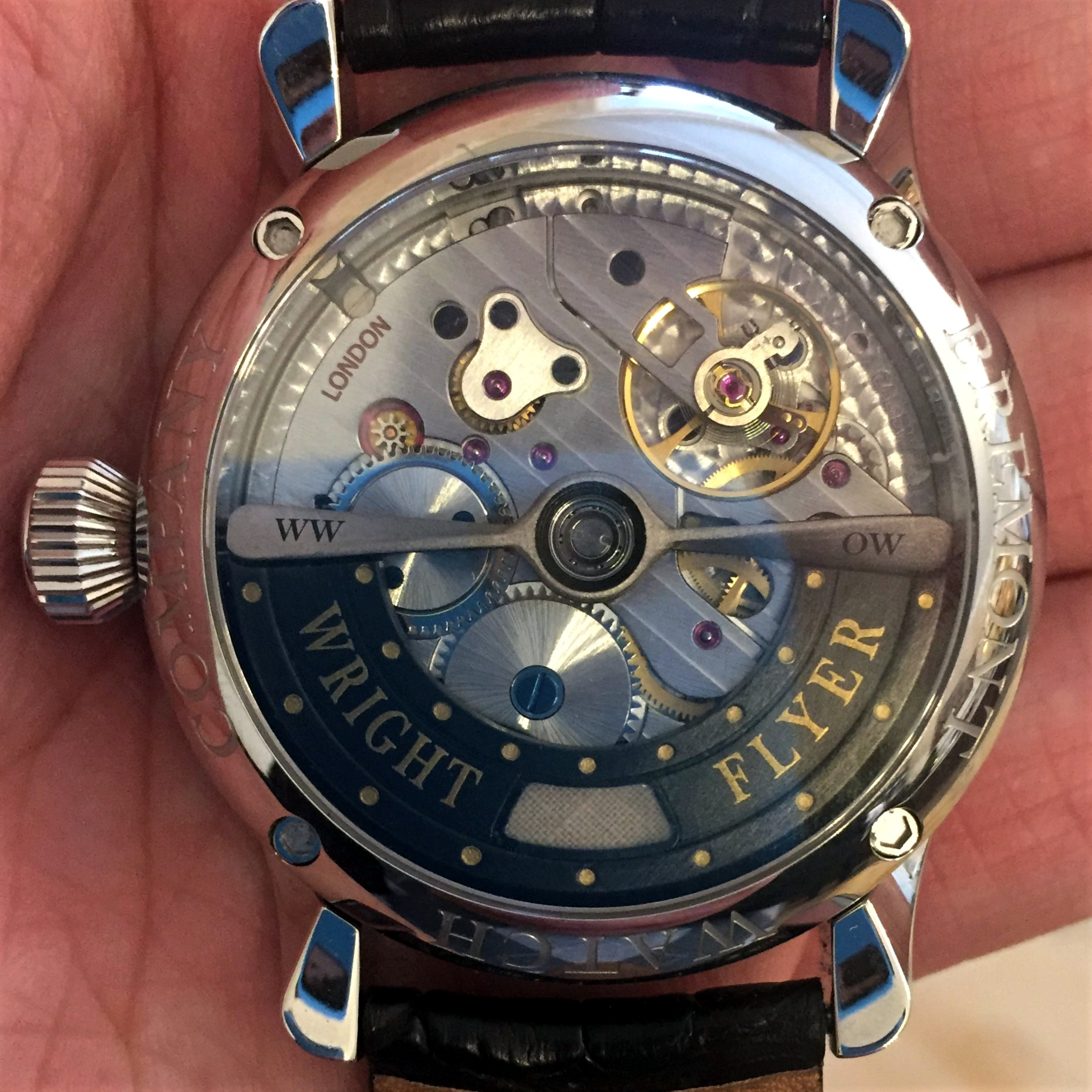 Bremont Wright Flyer caseback