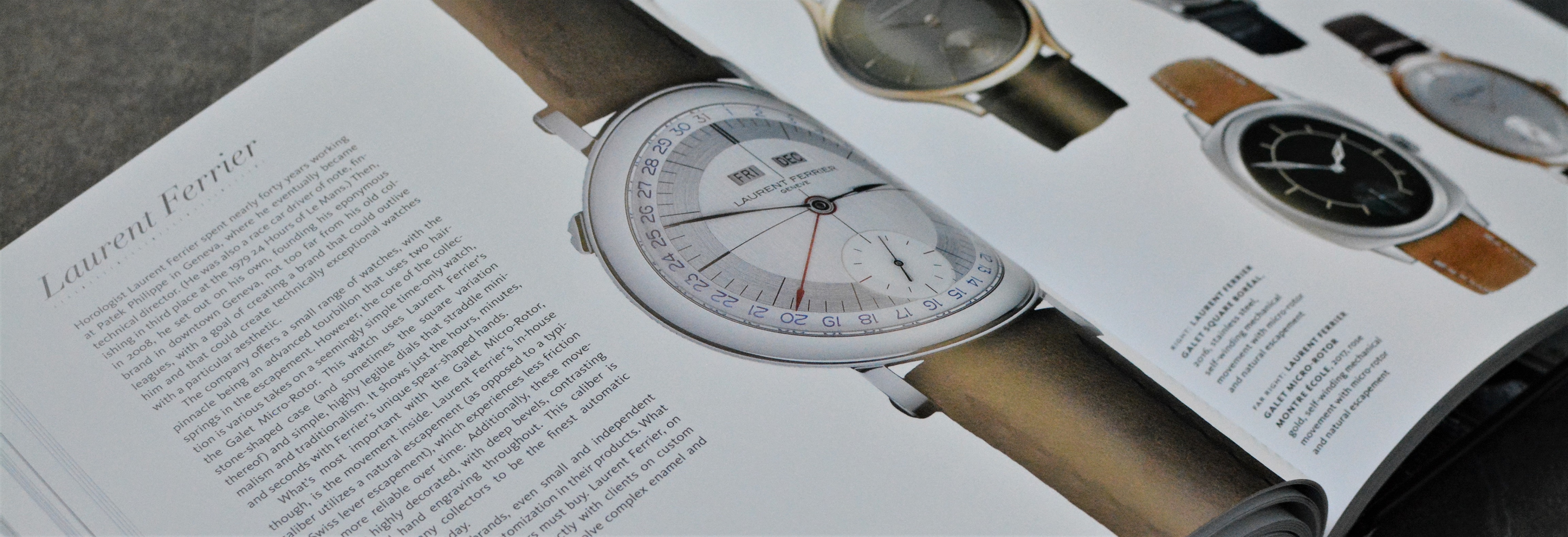 Laurent Ferrier as seen in The Watch Thoroughly Revised