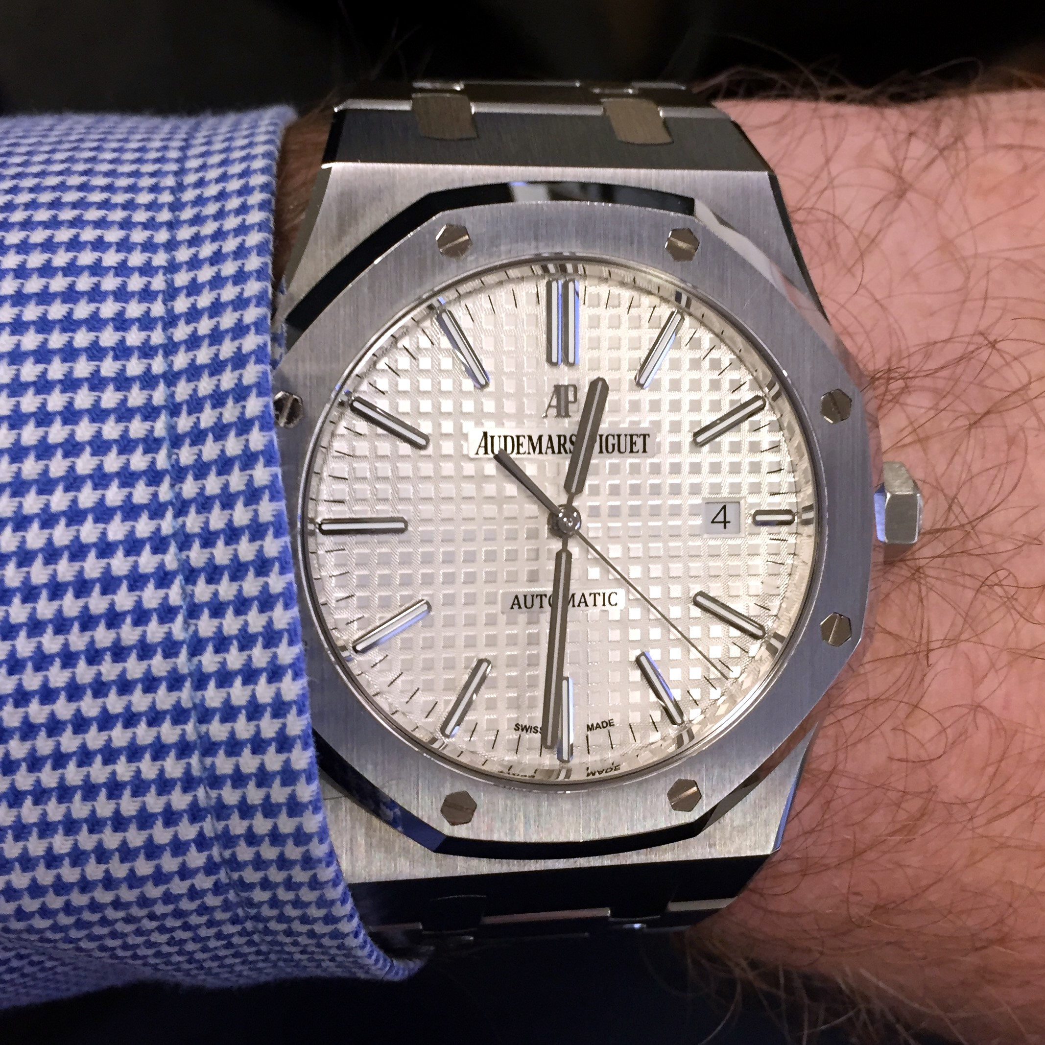The Audemars Piguet Royal Oak watch design was inspired by a porthole