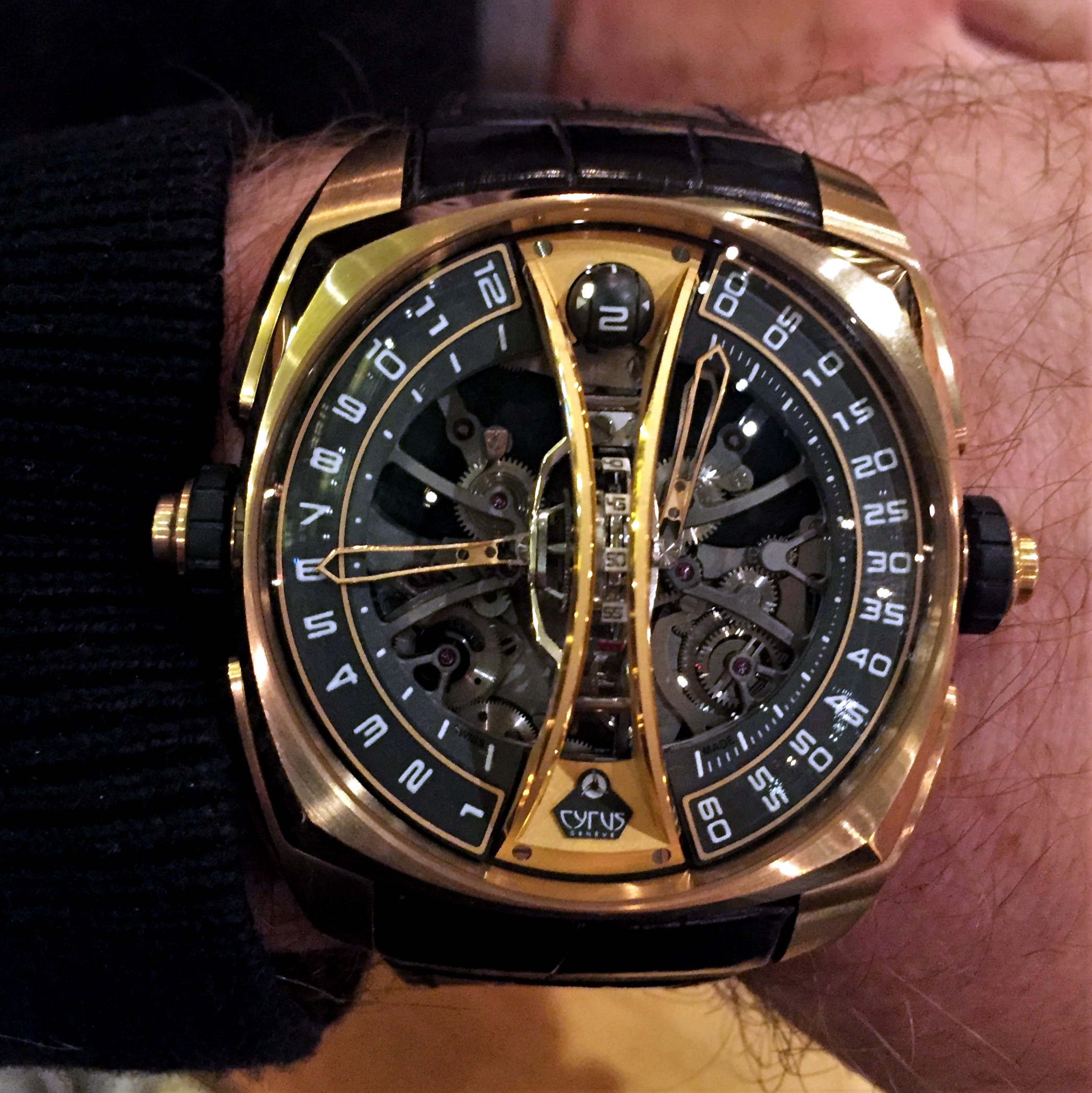 Cyrus Klepcys Vertical Tourbillon seen at Watchmakers Club 2019