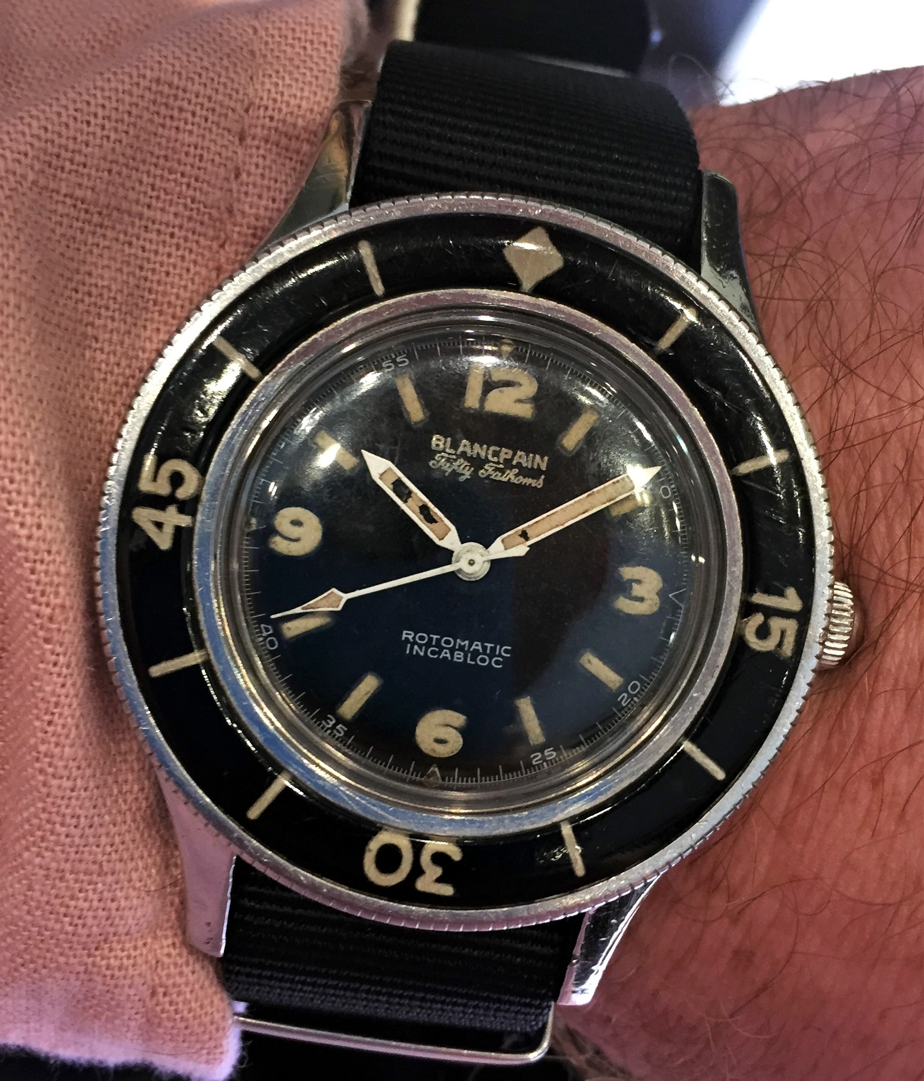 The original 1953 Blancpain Fifty Fathoms