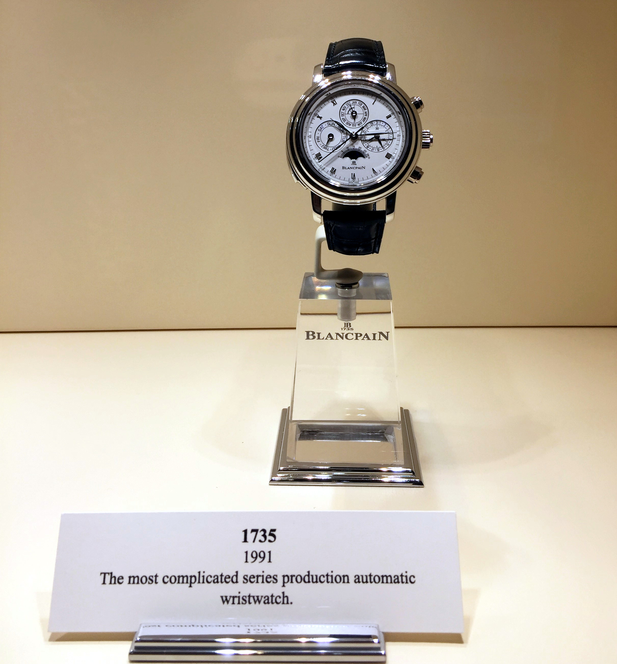 Blancpain wrist on sale watch