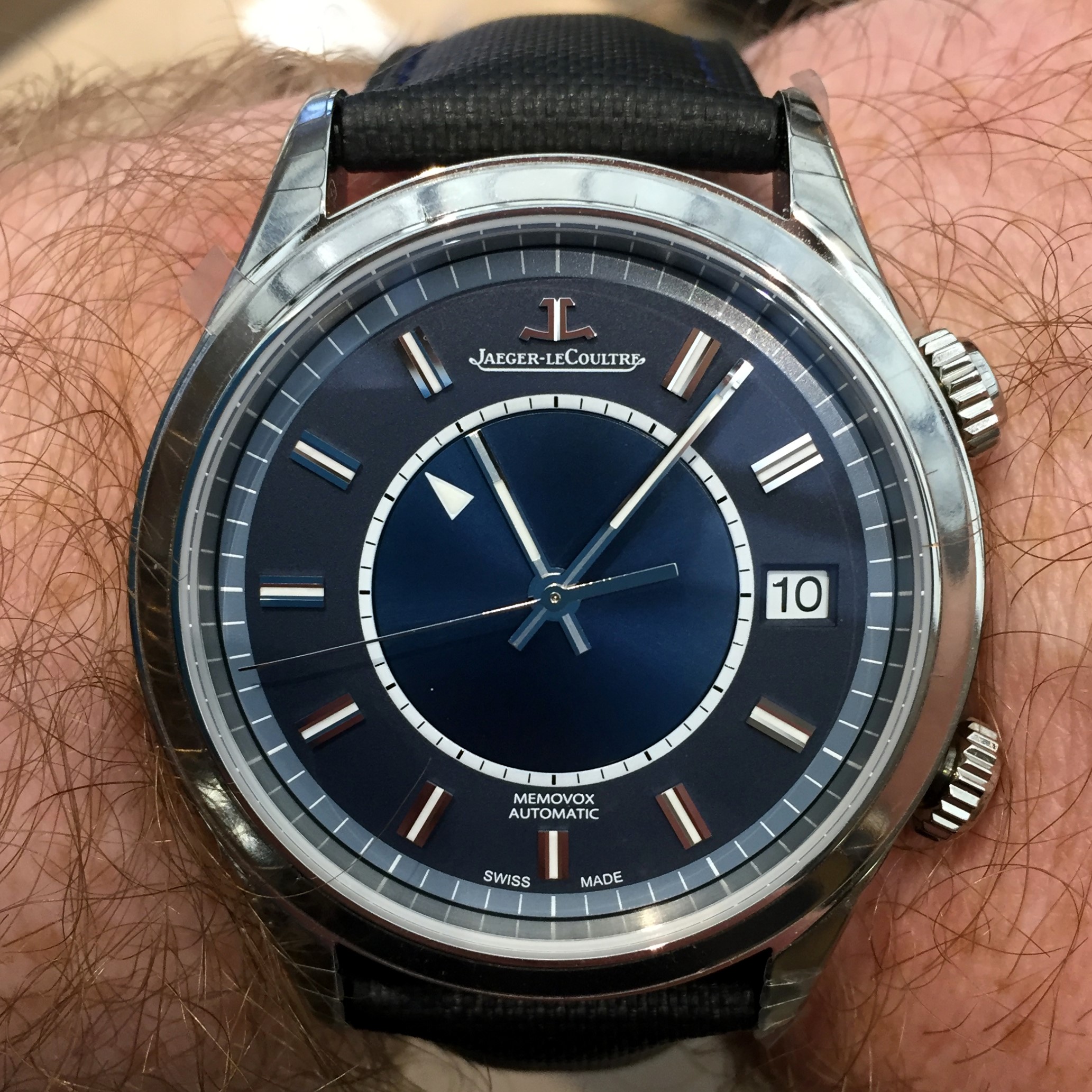 memovox mechanical alarm watch - boutique edition