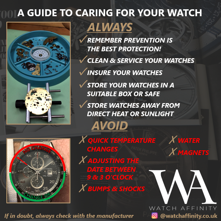 How to care for your watch