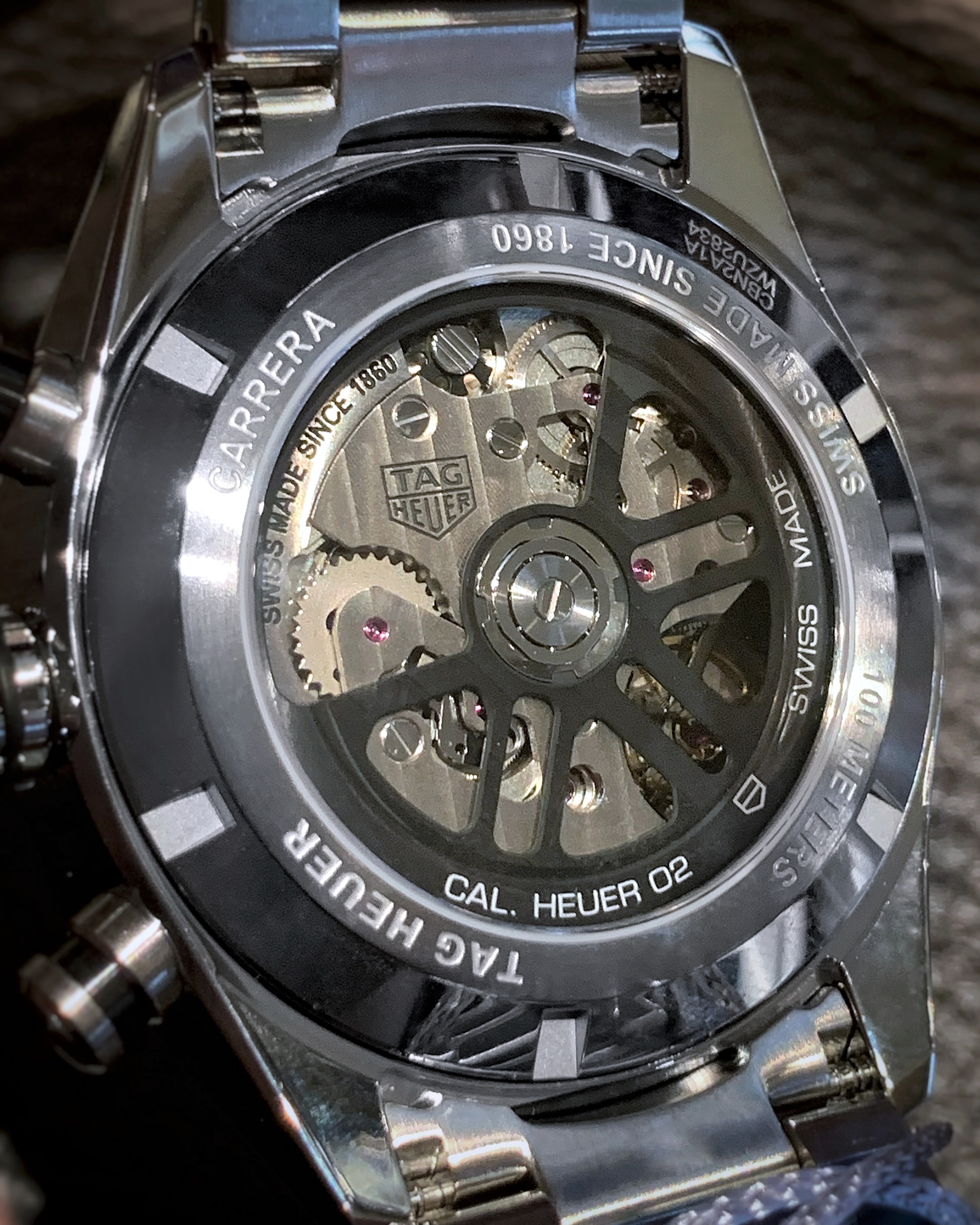 Heuer 02 column wheel chronograph calibre