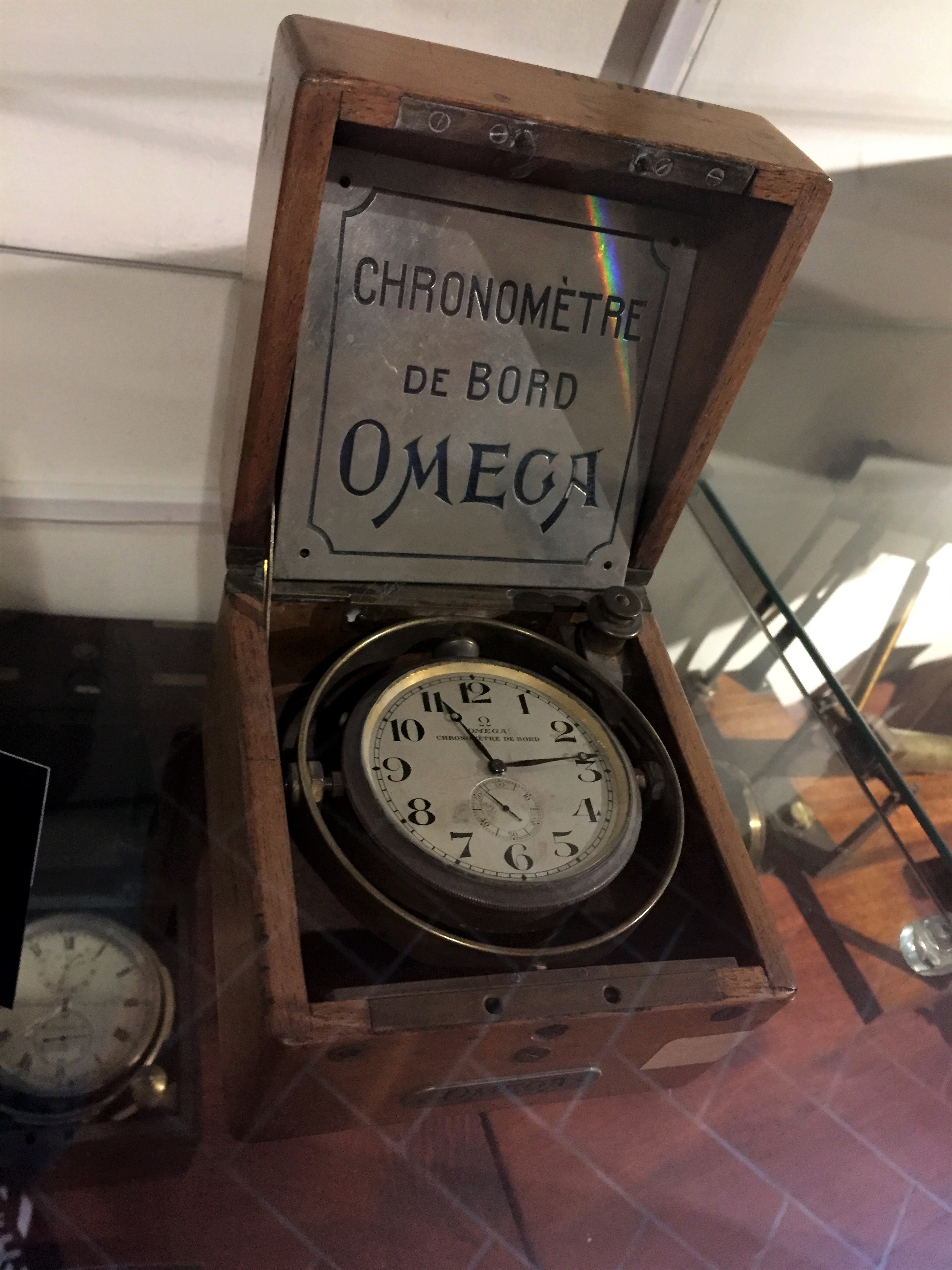 omega chronometer with detent escapement