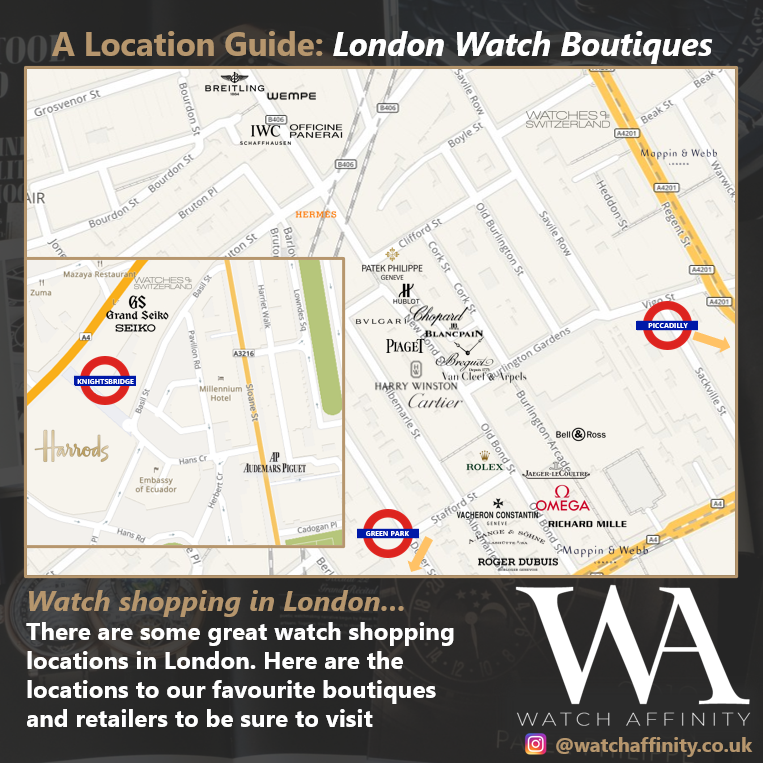 Watch shopping in London by Watch Affinity