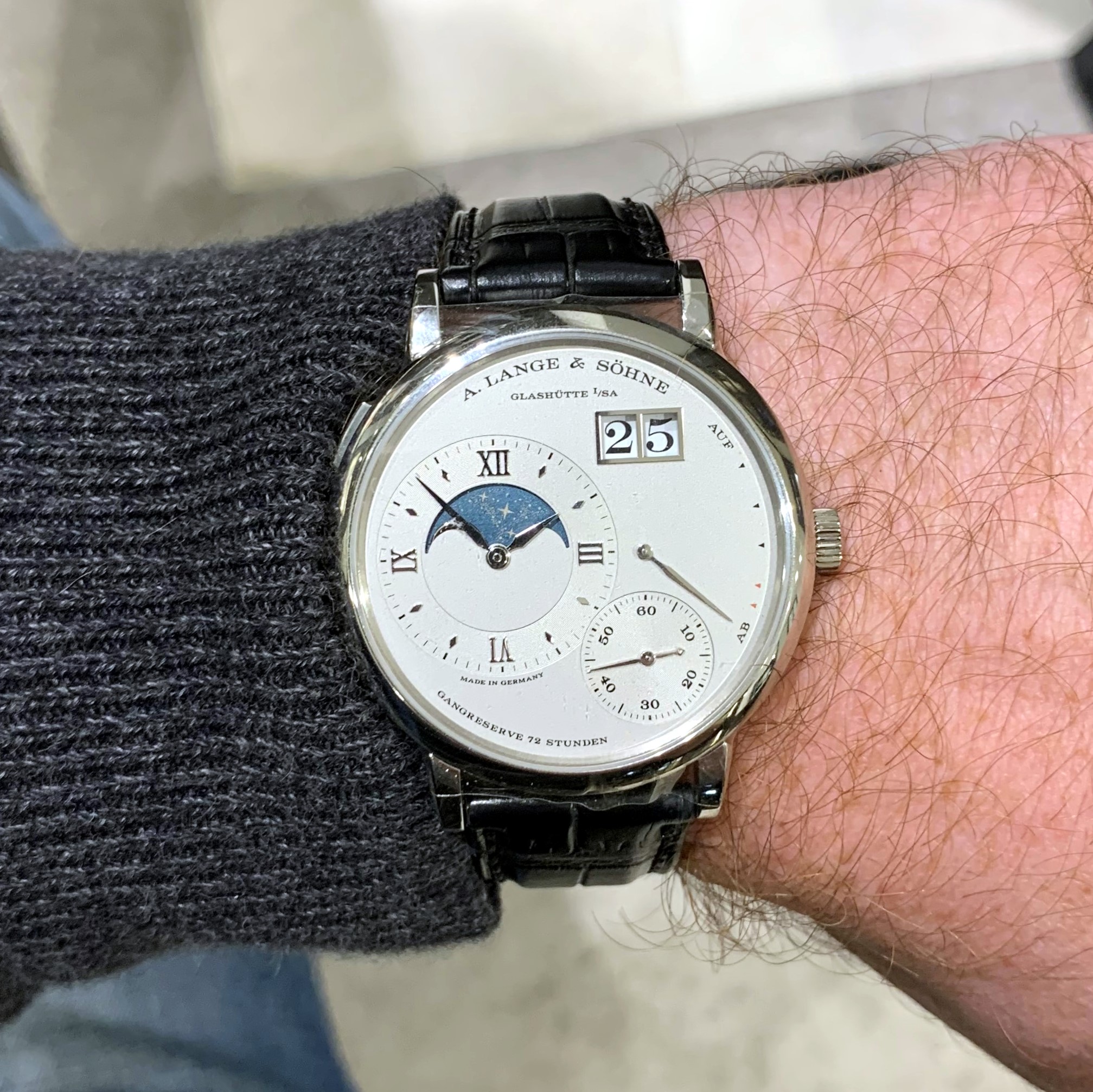 Lange 1 139.025 with grande date display