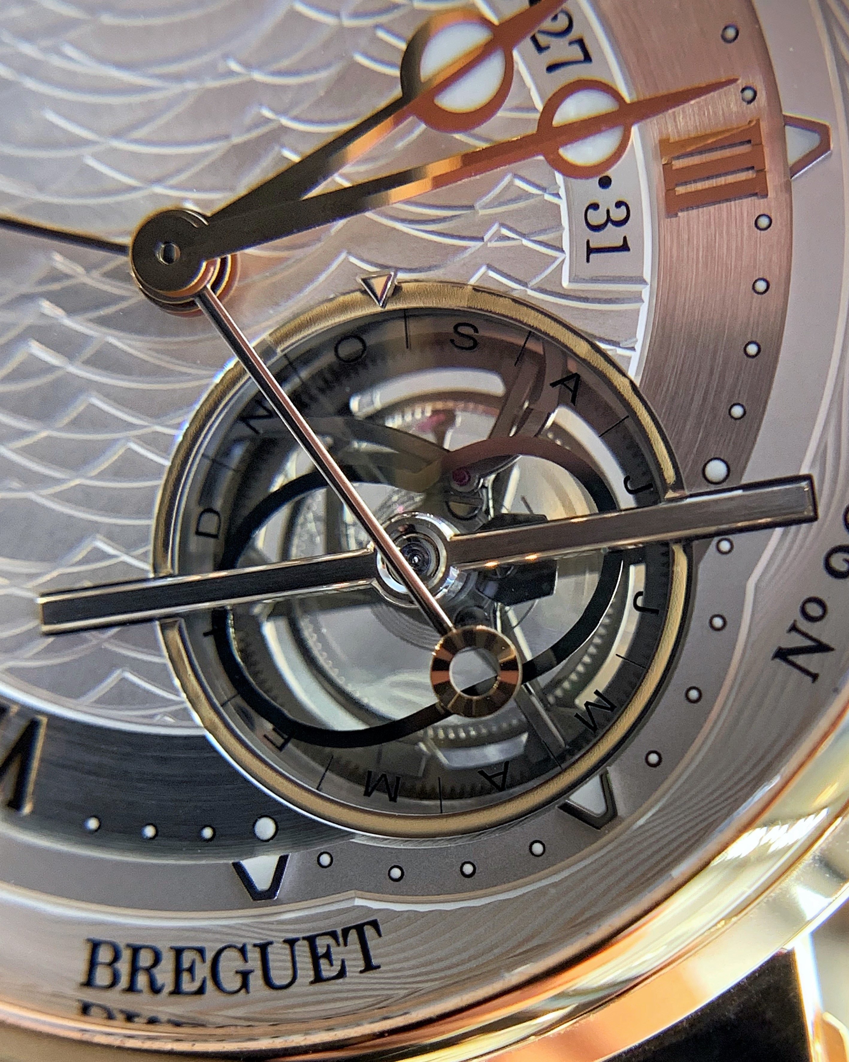 Breguet Marine Equation Marchante 5887 equation of time macro