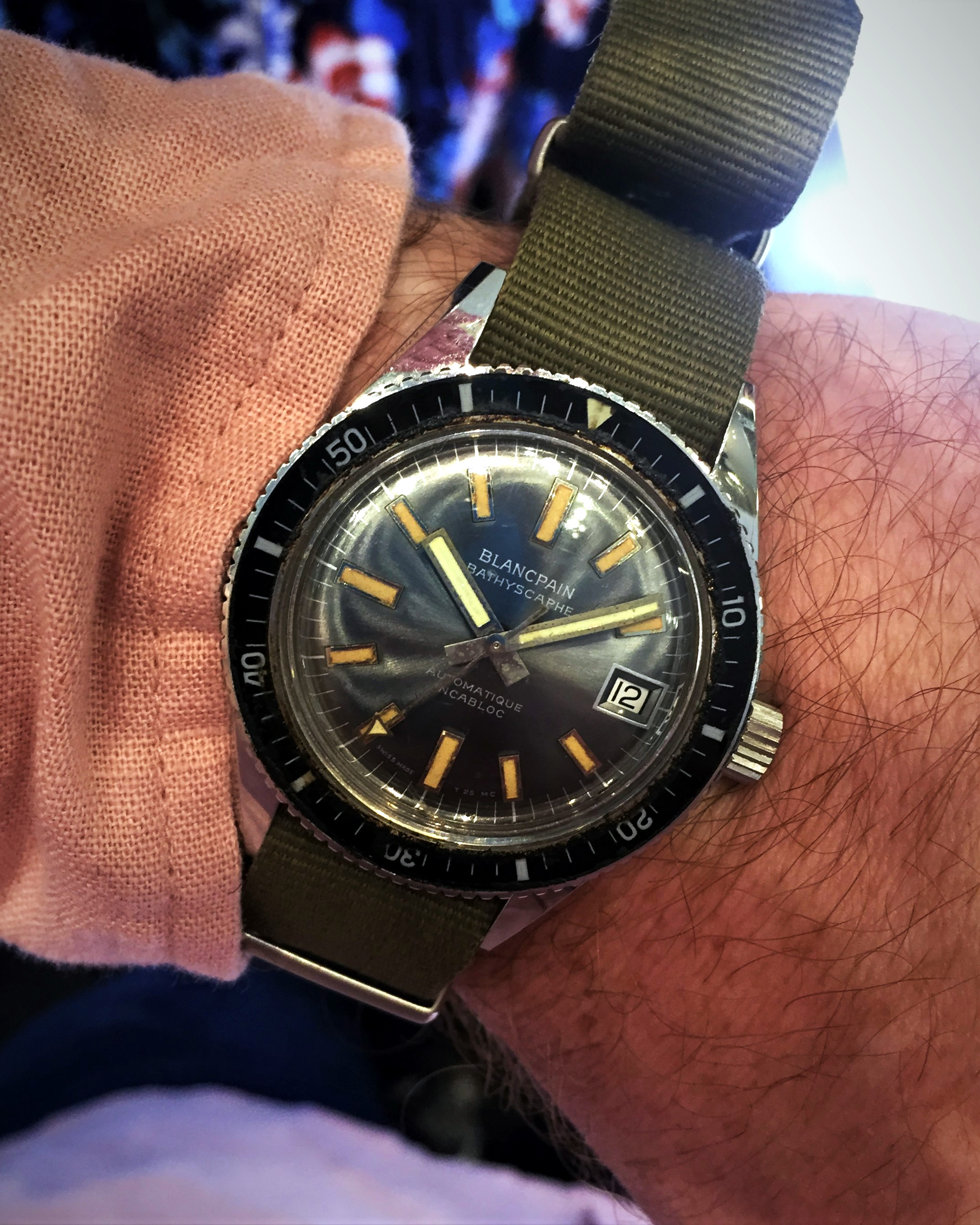 original blancpain fifty fathoms bathyscaphe