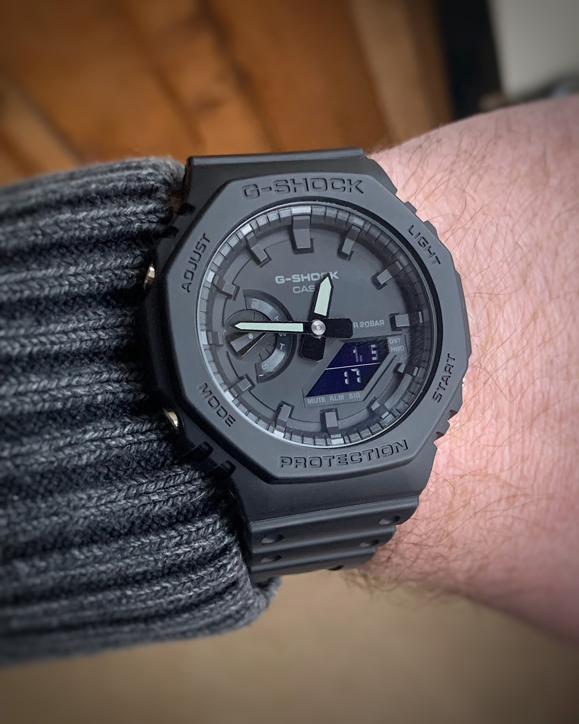 Casio G-Shock GA-2100-1A1ER digital watch
