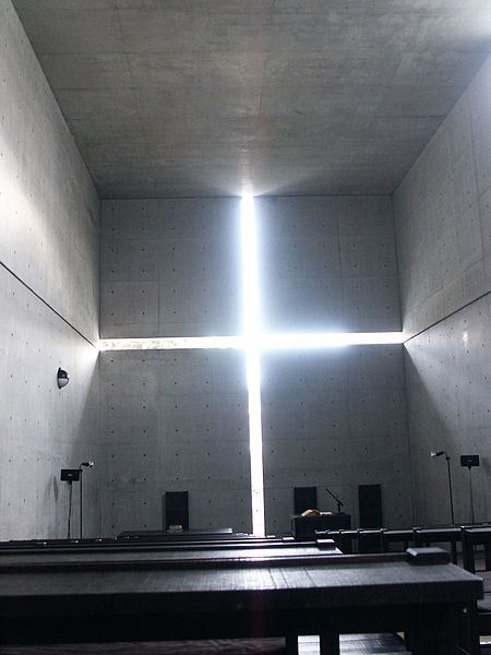 Church of Light, Osaka. Photo - Attila Bujdosó, Source - Wikipedia