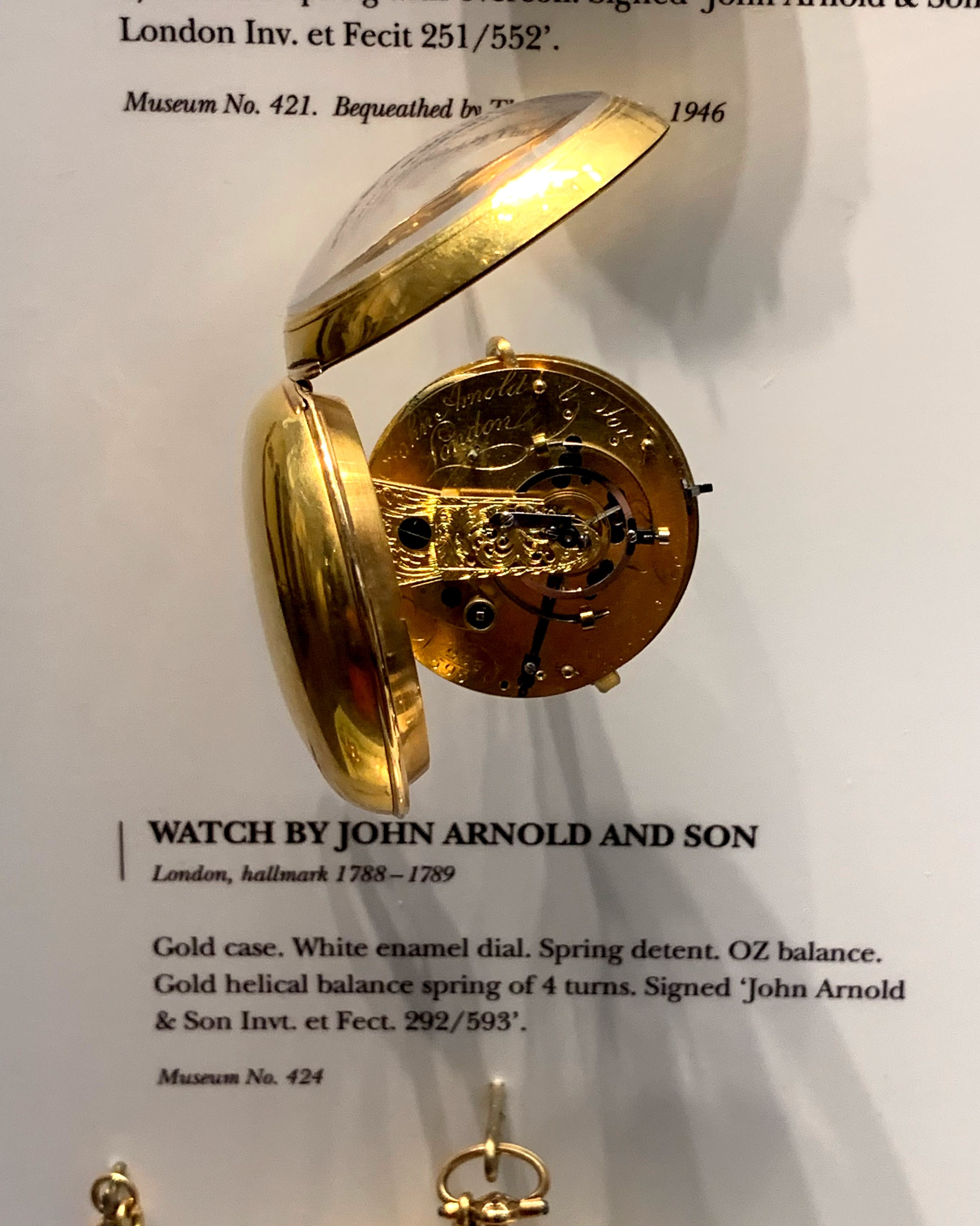 Pocket Watch by John Arnold, signed John Arnold & Son