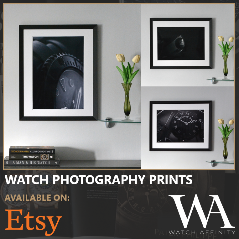 Watch Affinity watch photography prints on Etsy - as featured in Watch Affinity's watch enthusiasts gift guide