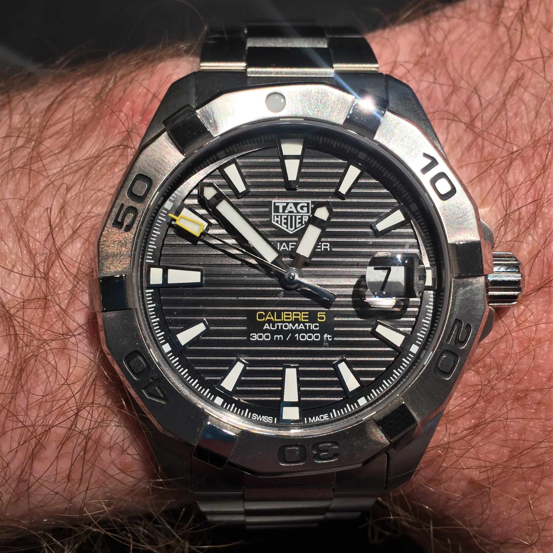 Tag Heuer Aquaracer dive watch