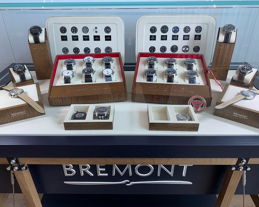 Bremont Special Projects display