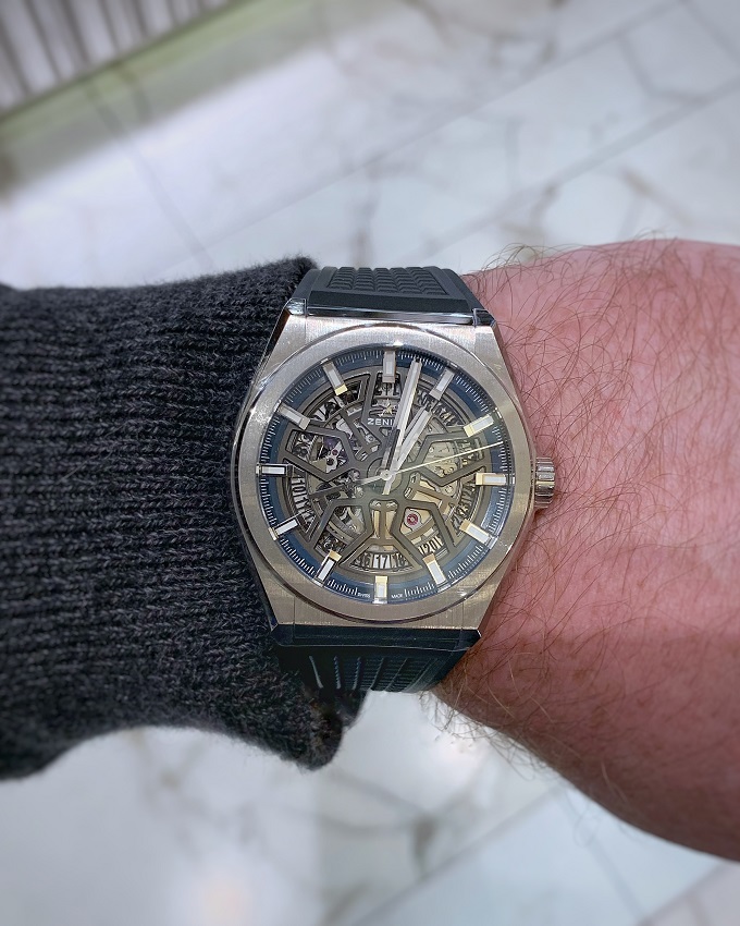 Zenith Defy Classic Openworked dial watch