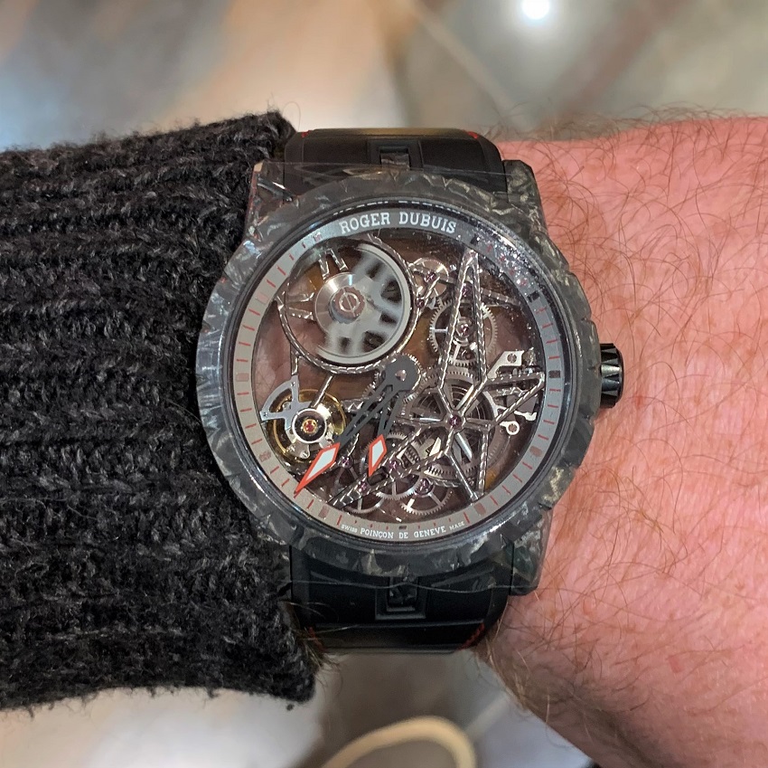 Roger Dubuis Excalibur rddbex0508 skeletonised dial watches