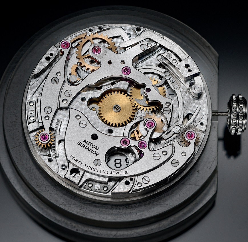 Independent watchmaker Anton Suhanov Racer Jumping Hour GMT movement