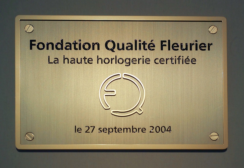 FQF inauguration plaque