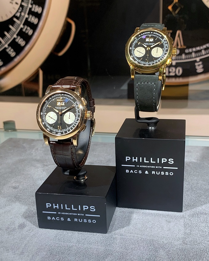Philippe Dufour Datograph watch on display at Phillips Made in Germany