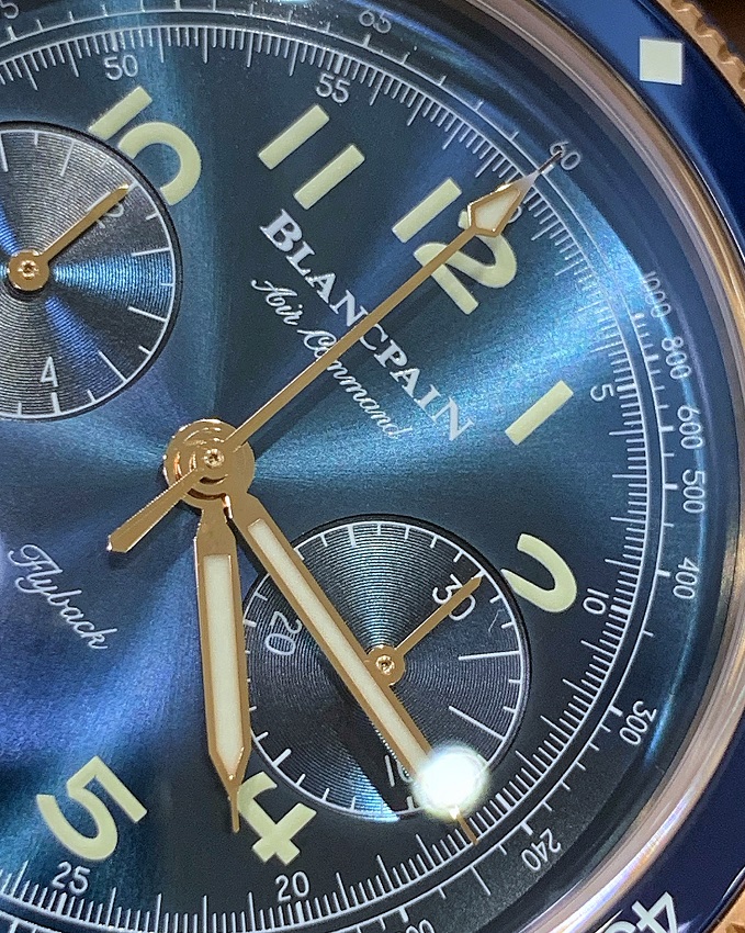 Blancpain Air Command dial macro