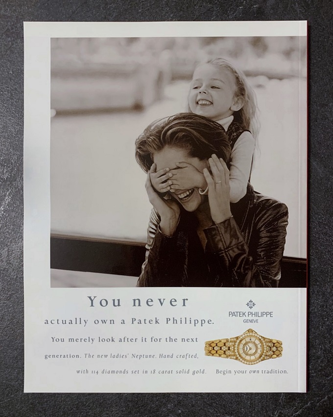 Patek Philippe Generations Advert