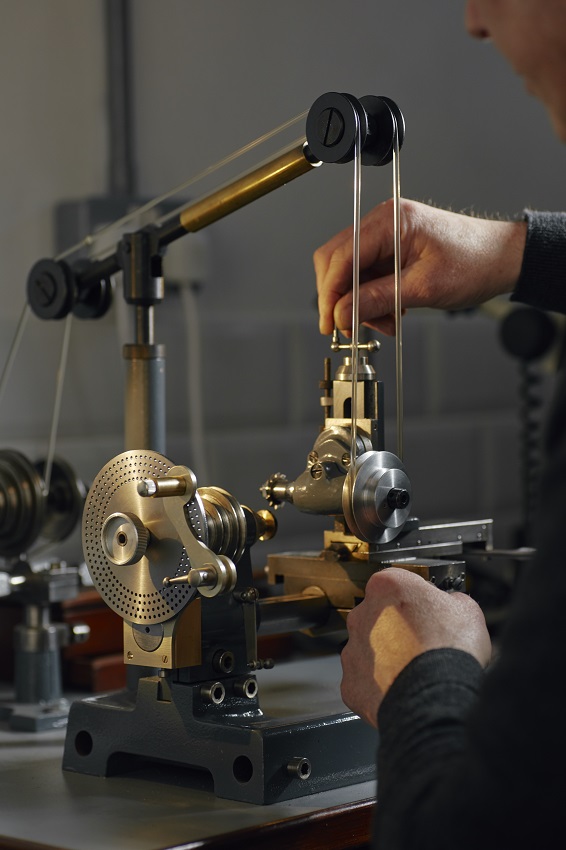 Struthers Watchmakers in the workshop