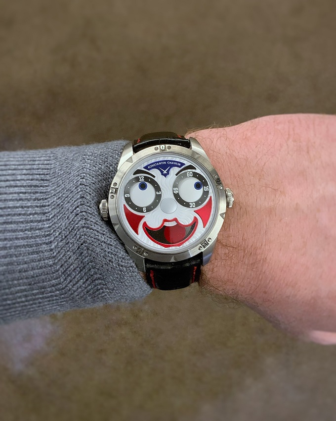 Konstantin Chaykin Grimaldi the Clown wrist shot