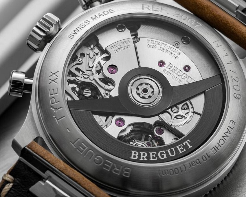 Breguet Type XX 2067 caseback