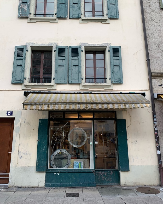 Jean Kazes atelier in Carouge, Geneva